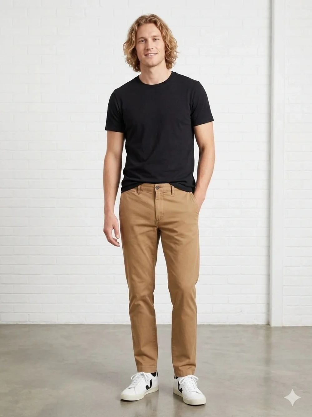 J. Crew Men's Slim Straight Jeans in Tan